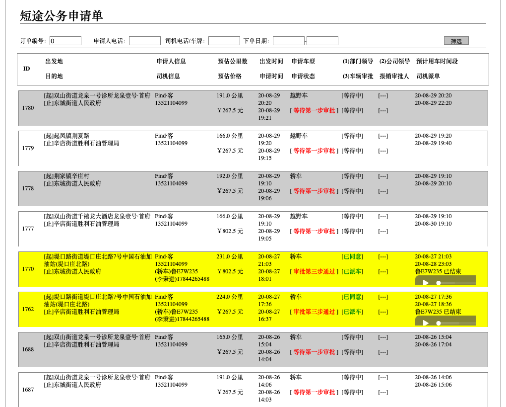 1、(出租車小程序下單打車APP軟件)APP消息推送 個人消息推送： 自己的支付、評價、投訴、申請等的結果消息推送； 公共消息推送： 廣告、優(yōu)惠、事件、通知等公共信息推送； 訂單語音播報： 新訂單彈屏并語音播報， 系統(tǒng)向司機推送訂單時，司機端以彈屏方式顯示出發(fā)地、目的地、距離司機距離和地圖路徑規(guī)劃的信息，同時語音播報該訂單； 2、 (出租車小程序下單打車APP軟件)循環(huán)播報： 如果司機未聽清該訂單，司機端APP會持續(xù)循環(huán)播報未被搶走或取消的訂單； 聽單頁顯示數據： 在線時長， 當天的在線時長；